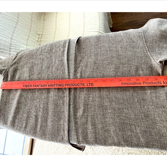 Vintage ZORAN 100% Light Weight Wool Minimalist Over Shirt Open Jacket- O/S - Picture 6 of 8